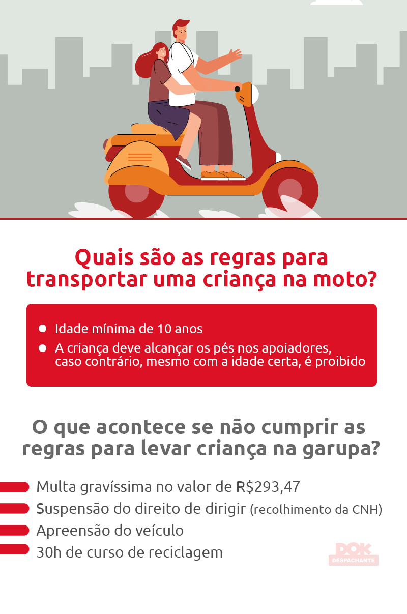 Criança Na Moto Entenda As Mudanças Com A Nova Lei Dok