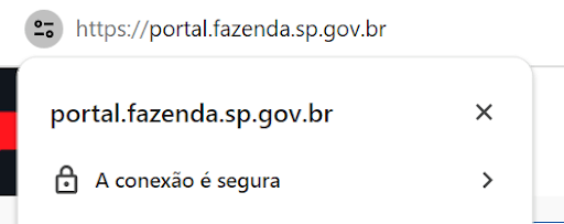 Captura de tela de uma notificação do portal da Sefaz SP | DOK