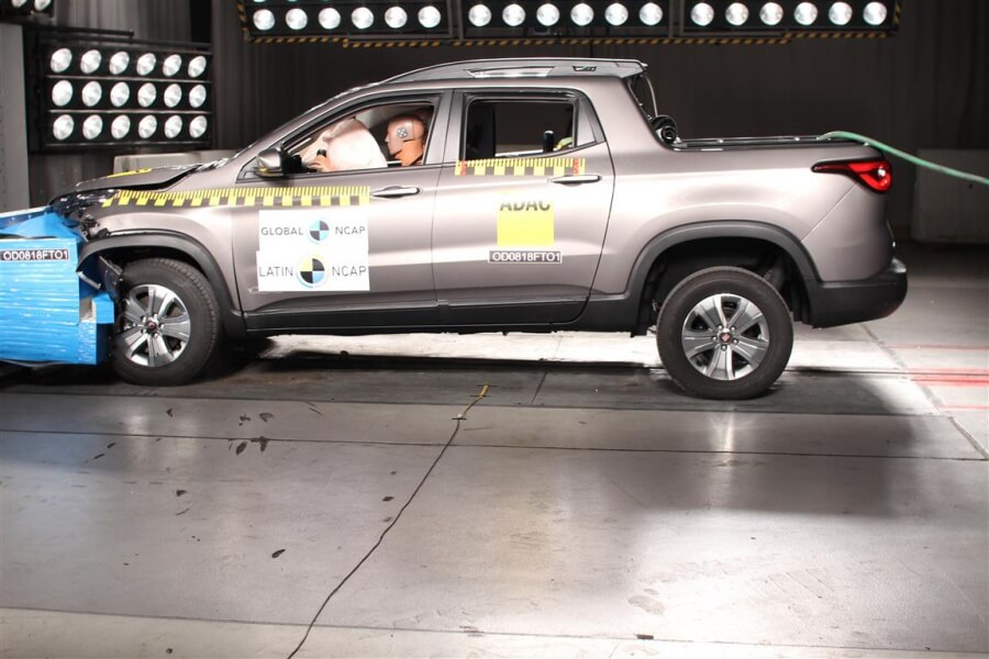 Foto de Fiat Toro no teste Latin NCAP | DOK